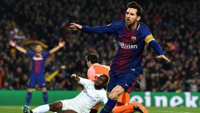 Lionel Messi in the Champions League
